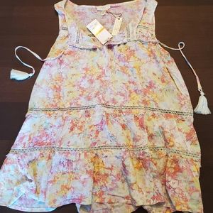 Cupio Blush sleeveless v-neck top small